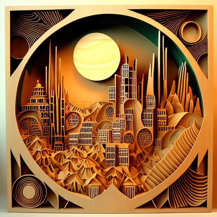 Картины St solarpunk city